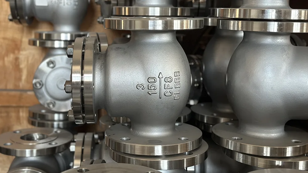 Prinsip kerja check valve.