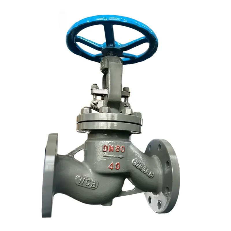 Katup Globe Flange Standar Nasional Baja Karbon