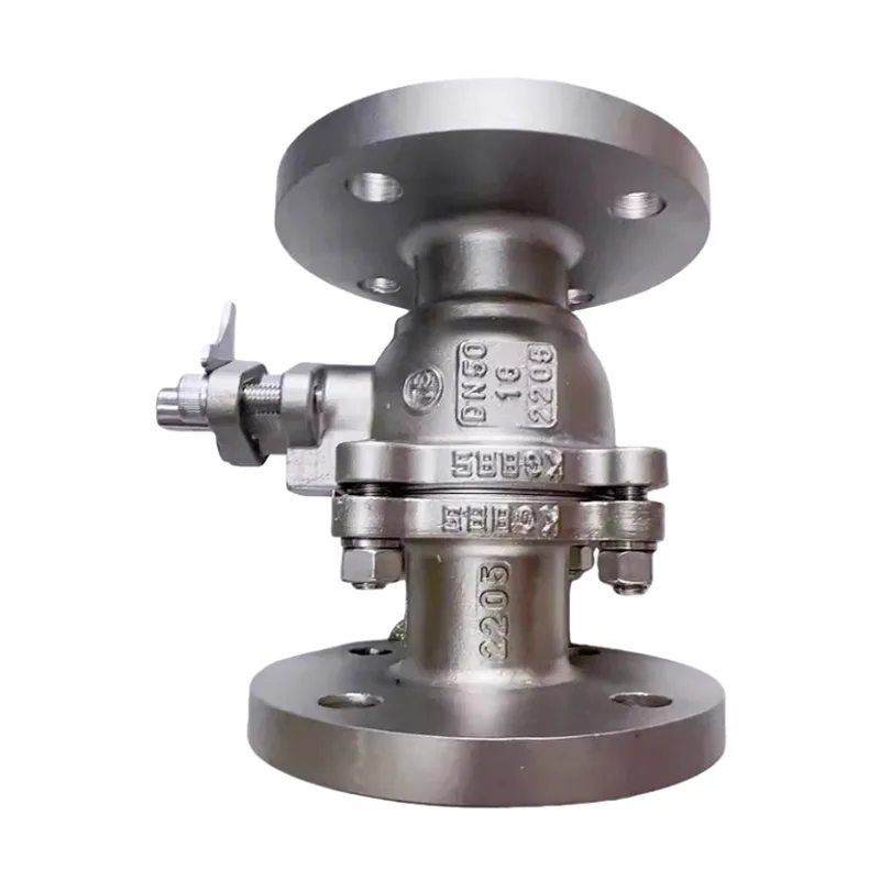 Katup Bola Flange Baja Dupleks