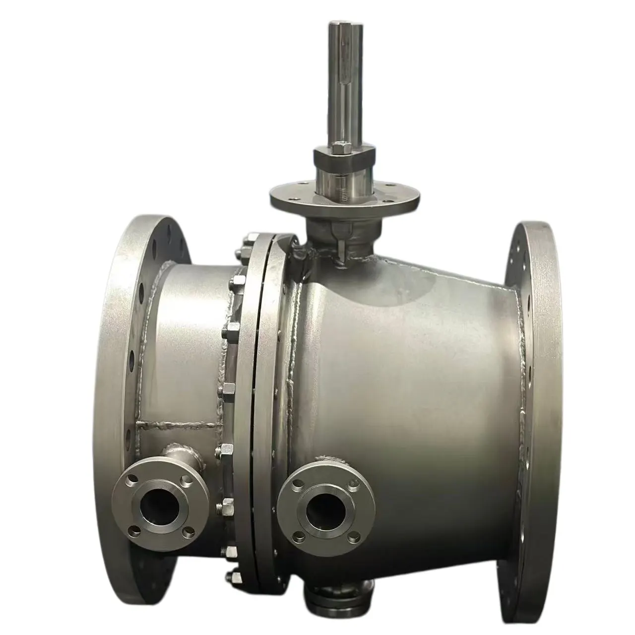 Katup Bola Tetap Stainless Steel Katup Bola Bergelang Tempa
